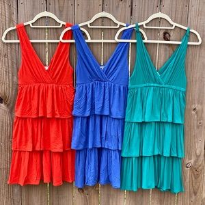 SOLD - J. Crew Ruffle Sundresses - lot of 3